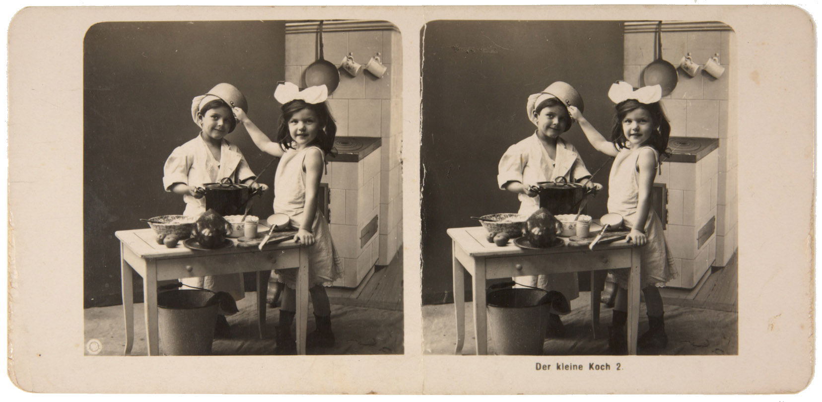Stereofotografie Der kleine Koch 2