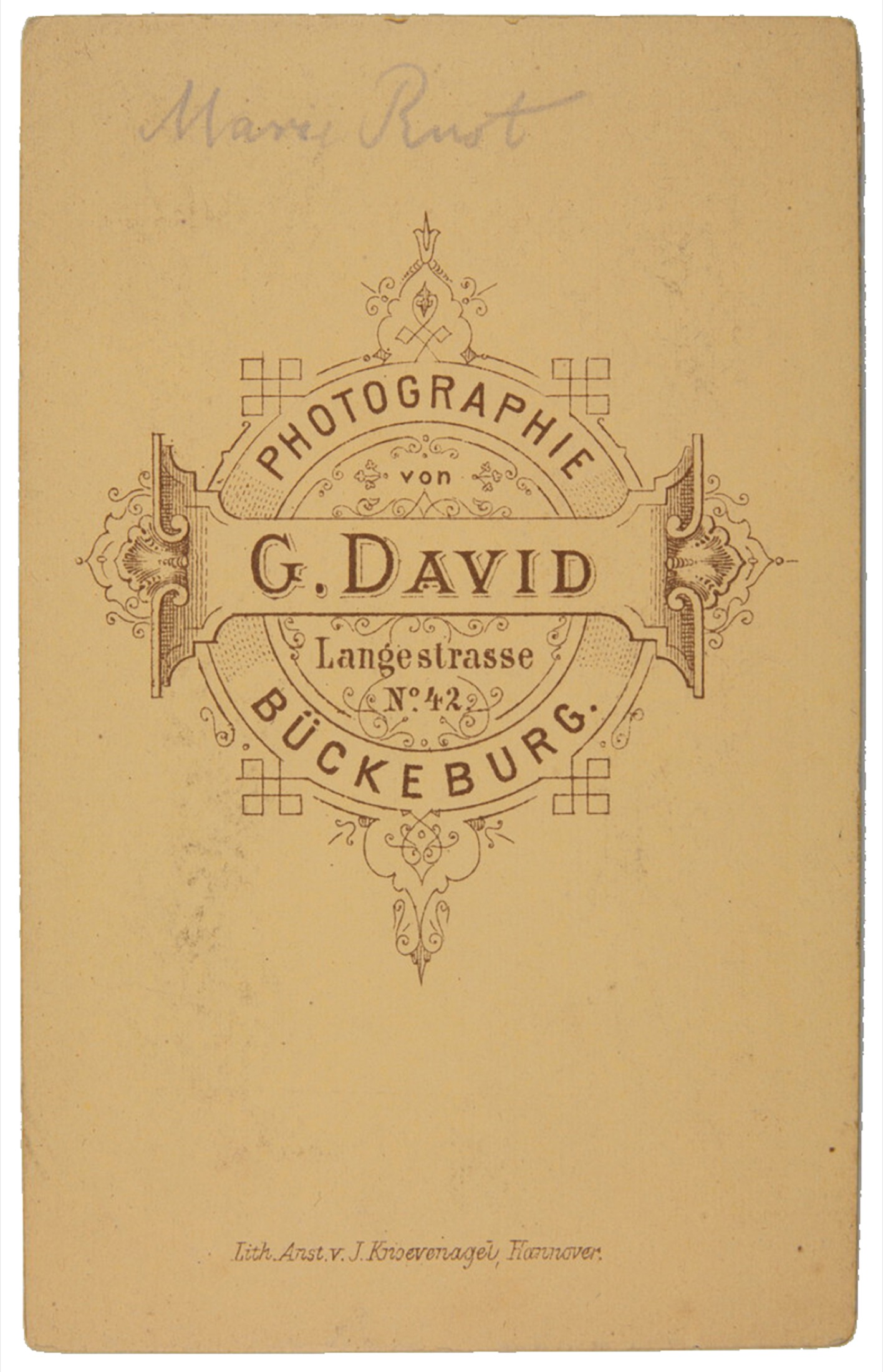Platzhalter für eine zweite Aufnahme aus dem
Atelier G. David